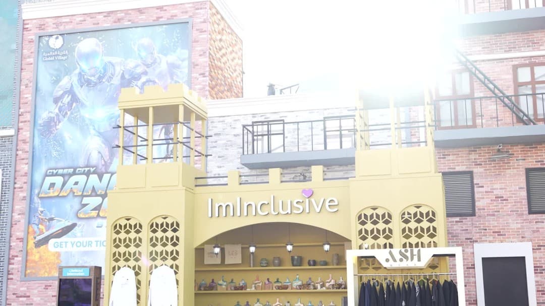 Every product tells an inspiring story! 💛 Visit Imnclusive at #GlobalVillage and explore unique handcrafted treasures made with love and creativity by wonderful people! ✨ #AMoreWonderfulWorld